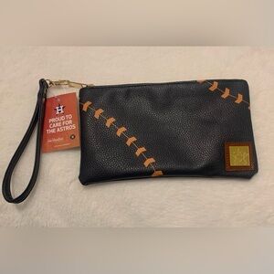 Houston Astros navy clutch